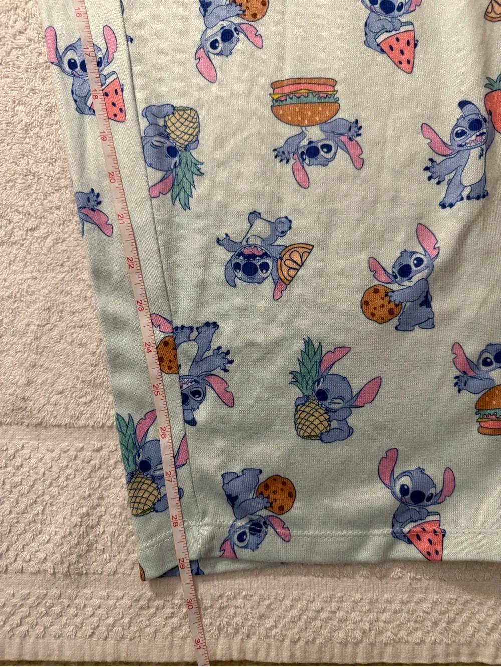 Disney Lilo & Stitch Print Pajama Bottoms Loungewear PJ’s Tropical Snack Ohana - Picture 5 of 5